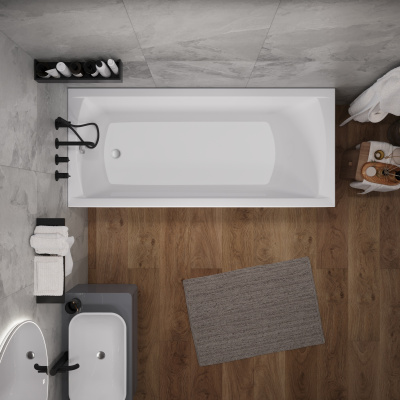 Ванна акриловая 1Marka "MODERN MG" 190*80 (01мод1980)