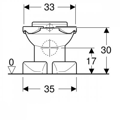 Унитаз напольный для детей Geberit Bambini (212000000)
