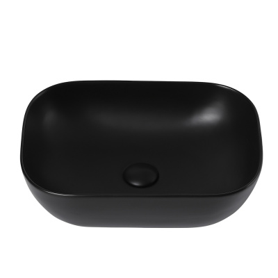 Раковина накладная ABBER Rechteck черная матовая (AC2200MB)