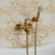 Смеситель для ванны PAINI Duomo с аксессуарами, брашированное золото PVD (PJ) (88PJ105)