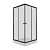Душевое ограждение Тритон Вента-Блэк 90х90, квадрат, низ. подд. (2 места+сифонD90мм) (Щ0000054465)