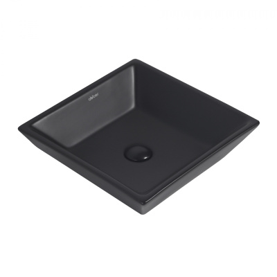 Раковина накладная ABBER Rechteck черная матовая (AC2214MB)
