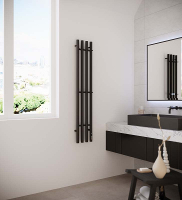 Стойка электро Terminus QUATRO круг 1200 черный (4670078561749)