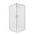 Душ. ограждение NG-6614-08 (100*100*190) квадрат, двери распашные, 1 место (66140811)