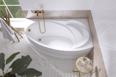 Ванна акриловая 1Marka "JULIANNA MG" 150*90 L (01дж1595л)