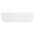 Раковина Creo Ceramique накладная прямоугольная 500*400*140мм, цвет Матовый Белый (PU4200MRMWH)