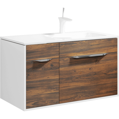 Подвесная тумба Aqwella Malaga 90см. Правая (Mal.01.09/R/CD)