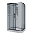 Душ.каб. NG-6912-01QR BLACK (1200х800х2100) низкий поддон (16 см) стекло ТОНИРОВАННОЕ, 4 места (69120134QRBLACK)