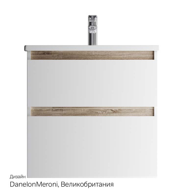 AM.PM X-Joy, База под раковину, подвесная, 65 см, 2 ящика, белый глянец (M85AFHX0652WG)