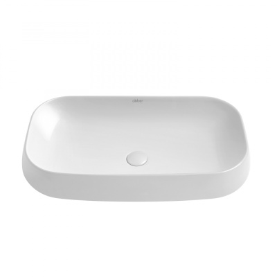 Раковина накладная ABBER Rechteck белая (AC2210)