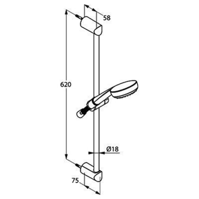 Душевой гарнитур Kludi - Logo (6816005-00)