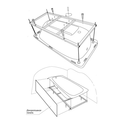 Каркас к ваннам Riho
