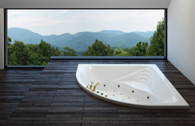 Акриловая ванна CEZARES, 150x150x41 (CETINA-150-150-41)