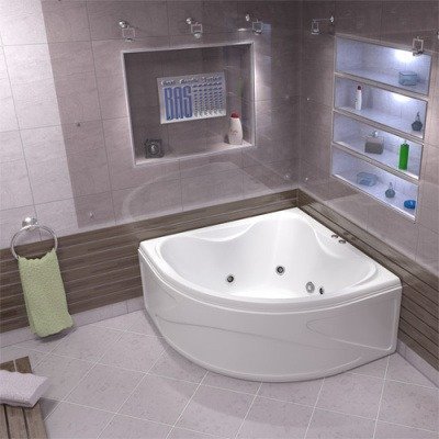 Ванна акриловая BAS - Риола 135x135 (В 00030)