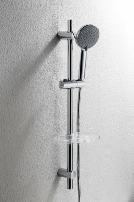 Штанга для душа с мыльницей (D154CP-2-RUS)