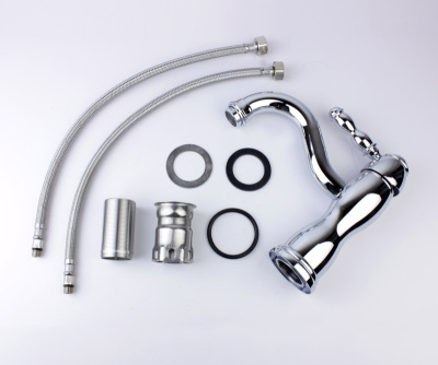 Смеситель TIFFANY для раковины хром (1901CR)