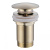 Донный клапан ABBER с переливом, золото матовое (AF0010G)