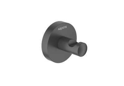 Крючок AQUATEK, матовый черный ОБЕРОН (AQ4201MB)