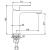 Gappo смеситель для раковины белый /хром (G1083-8)