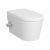 Безободковый подвесной унитаз Vitra VitrA Nest  (c функцией биде, встроенным смесителем, с бачком  VitrA Fresh для моющего средства),  дюропластовое Сиденье Vitra микролифт (5176B003-6233)
