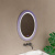 Зеркало для ванной ABBER Stein с подсветкой (AS6601Violett)