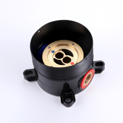 Смеситель ABBER Wasserfall напольный, черный матовый (AF8615B)