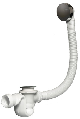 Сифон Cersanit универсальный полуавтомат LORENA (63086)