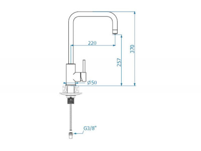 Смеситель для кухни ALVEUS Dual (1139810) Смеситель для кухни ALVEUS Dual (1139810)