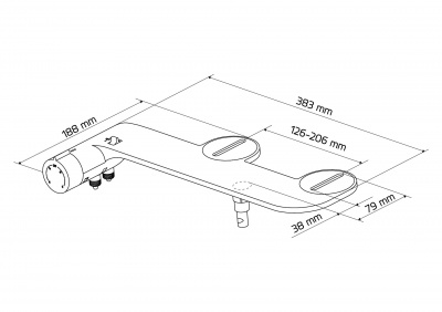 Приставка-биде Damixa Option (215000000)