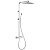 Душевая система PAINI Dax 300х300 с термостатом, хром CROMO3 (CR) (84CR689THSQ4P1)