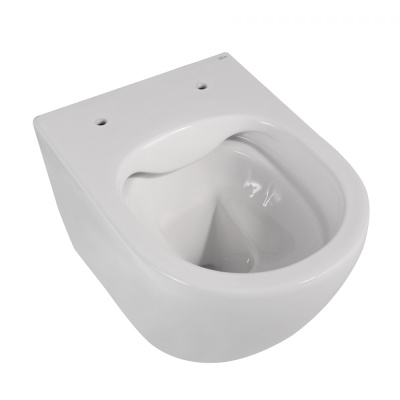 Унитаз ABBER Bequem подвесной белый, безободковый (AC1100)