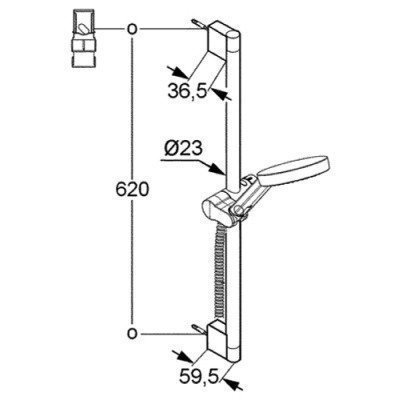 Душевой гарнитур Kludi - A-QA (6573005-00)