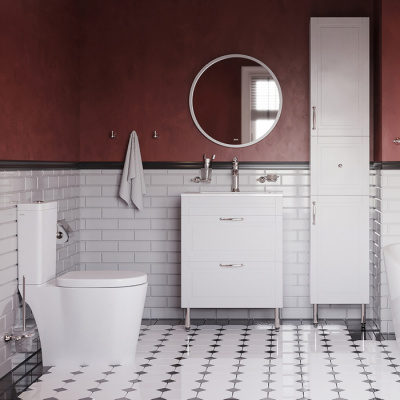 Тумба с умывальником, напольная, 60 см, белая, Oxford, IDDIS (OXF60W0i95K) Тумба с умывальником, напольная, 60 см, белая, Oxford, IDDIS (OXF60W0i95K)