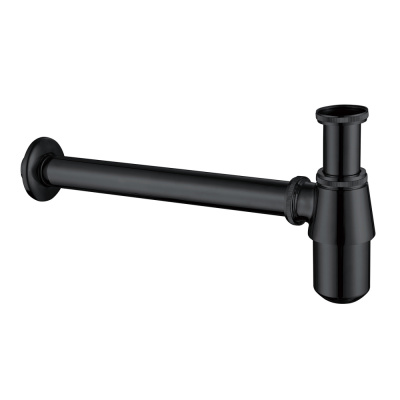 Сифон для раковины ABBER черный матовый (AF0032B)