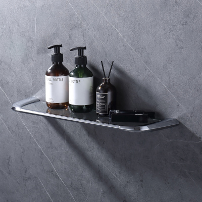 Полка стеклянная ABBER Nord хром (AA1555)