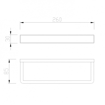 Полотенцедержатель ABBER Westen золото матовое (AA1753G)