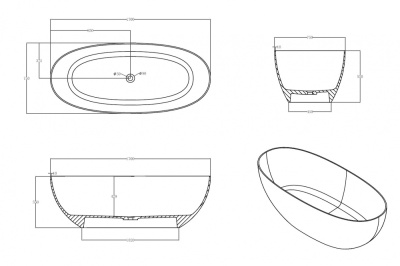 Прозрачная ванна ABBER Kristall красная (AT9703Rubin) Прозрачная ванна ABBER Kristall красная (AT9703Rubin)