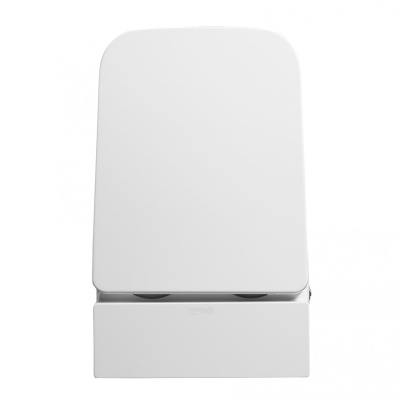 Унитаз ABBER Rechteck приставной белый с импульсным смывом (AC1212P) Унитаз ABBER Rechteck приставной белый с импульсным смывом (AC1212P)