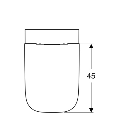 Унитаз подвесной безободковый Geberit Smyle Square (500.683.01.1)