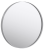Зеркало Aqwella RM круглое 60см, цвет белый (RM0206W)