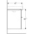 Шкафчик Geberit Smyle Square для раковины 60 см белого цвета (500.352.00.1)