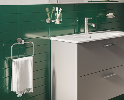 Держатель полотенец Vitra Minimax, глянцевый хром (A44783)