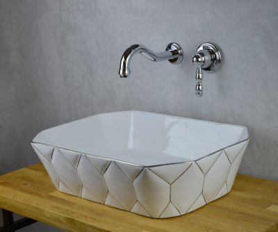 Смеситель настенный TIFFANY для раковины хром (1920CR) Смеситель настенный TIFFANY для раковины хром (1920CR)