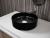 Раковина Creo Ceramique накладная, круглая, 400*400*120мм цвет Матовый Черный (PU3100MBK)
