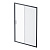 AM.PM Gem Solo Дверь душевая 140х195, стекло матовое, профиль черный матовый (W90G-140-1-195BM)