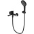 Gappo смеситель для ванны/чёрный/хром (G3203-6)