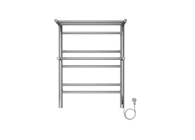 Полотенцесушитель электрический Aquatek (Акватек) Альфа П7 500х700 мм, с полкой (AQ EL RRP0770CH)