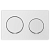 Панель смыва Vitra Uno, круглые кнопки, глянцевый хром для инсталляций 720-xxx-xx (730-0280EXP)
