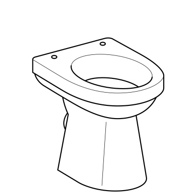 Унитаз напольный Geberit Renova Comfort (218510000)