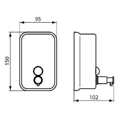 Дозатор жидкого мыла Ideal Standard - IOM (A9109MY)